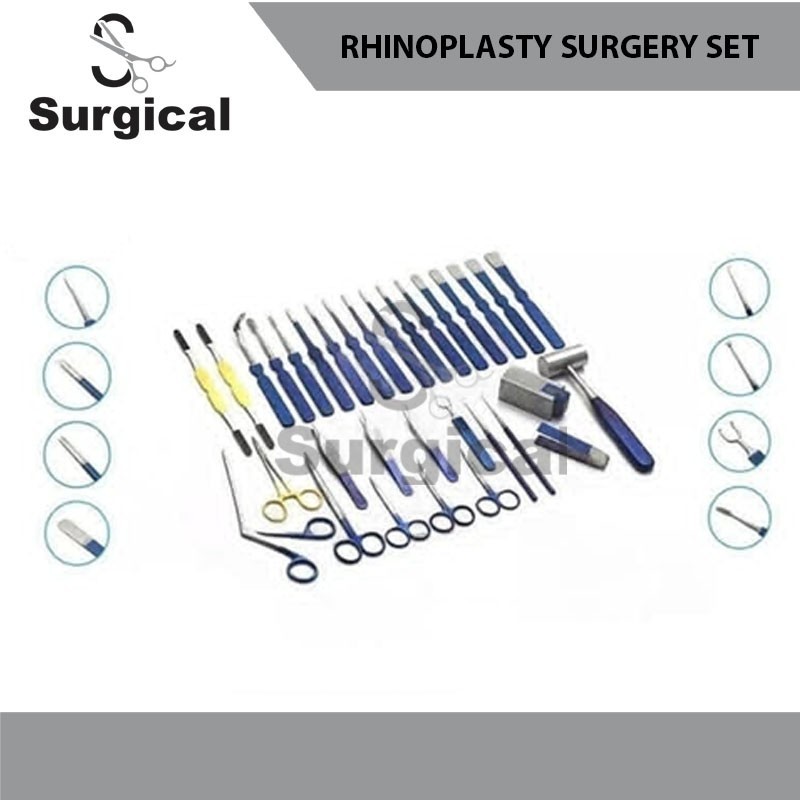 Rhinoplasty Set Blue Line Nose & Plastic Surgery Instruments