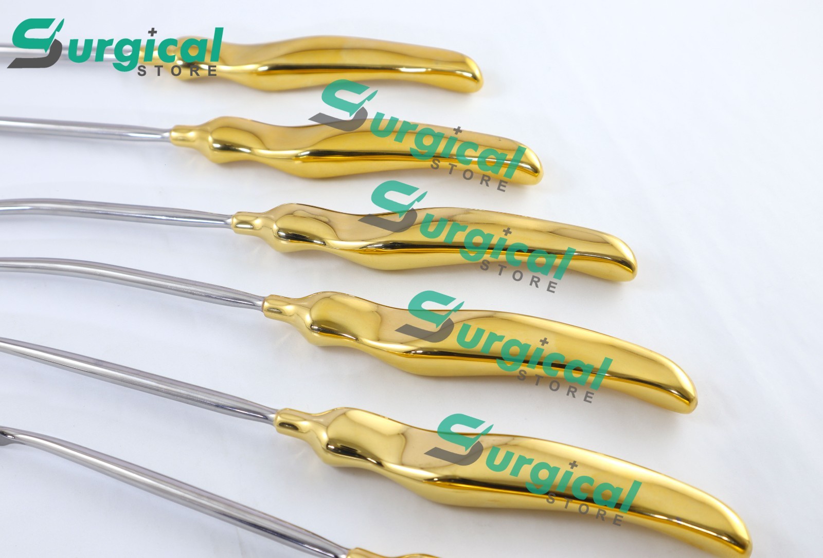 Face Lift Brow lift Dissectors & Elevator Plastic surgery instrument 6 PCs Set S