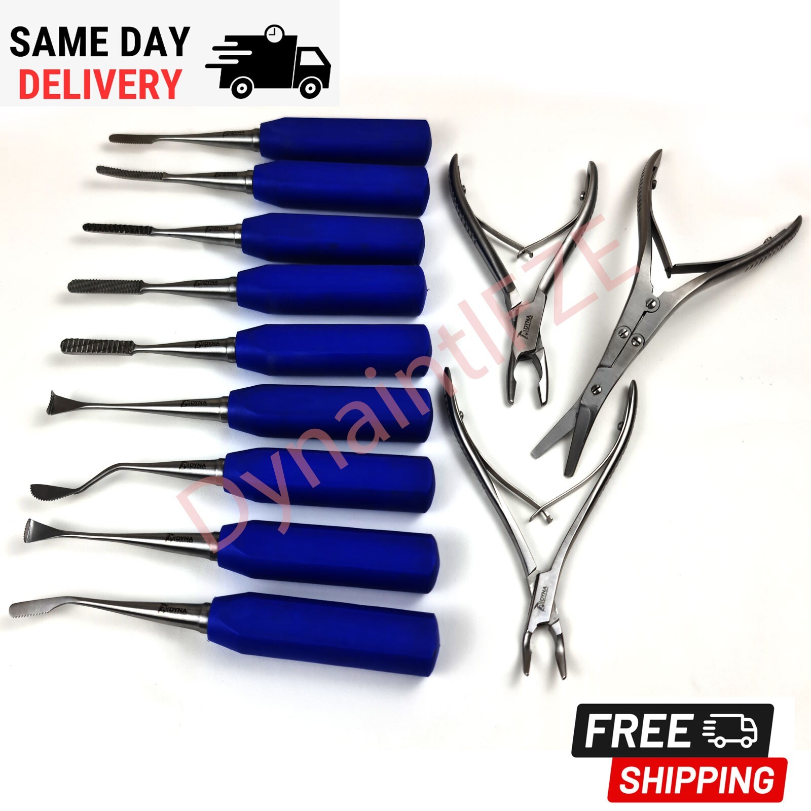High Quality Rhinoplasty Preservation Instruments Set Blue