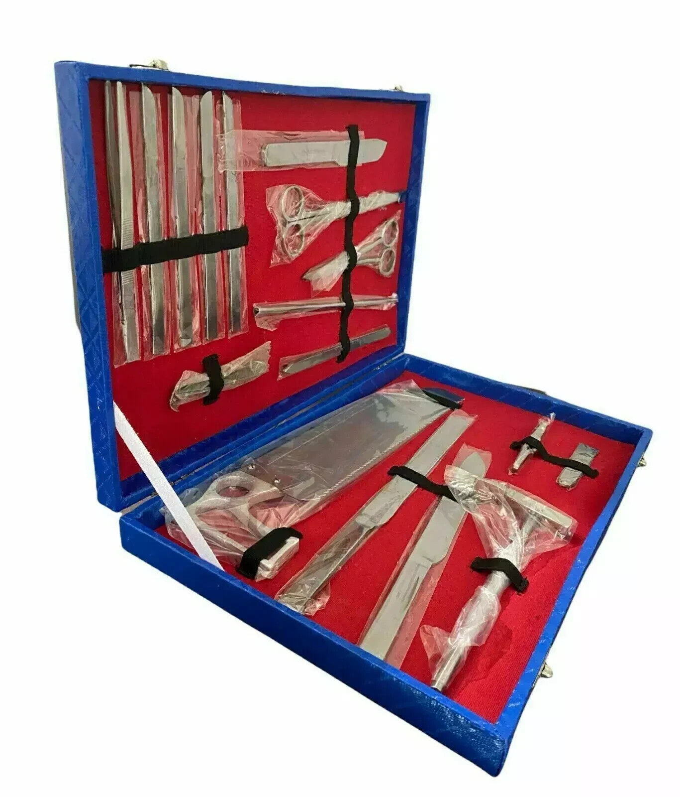 Post Mortem Instrument Set / Autopsy / Dissection Kit Anatomy 19Pcs