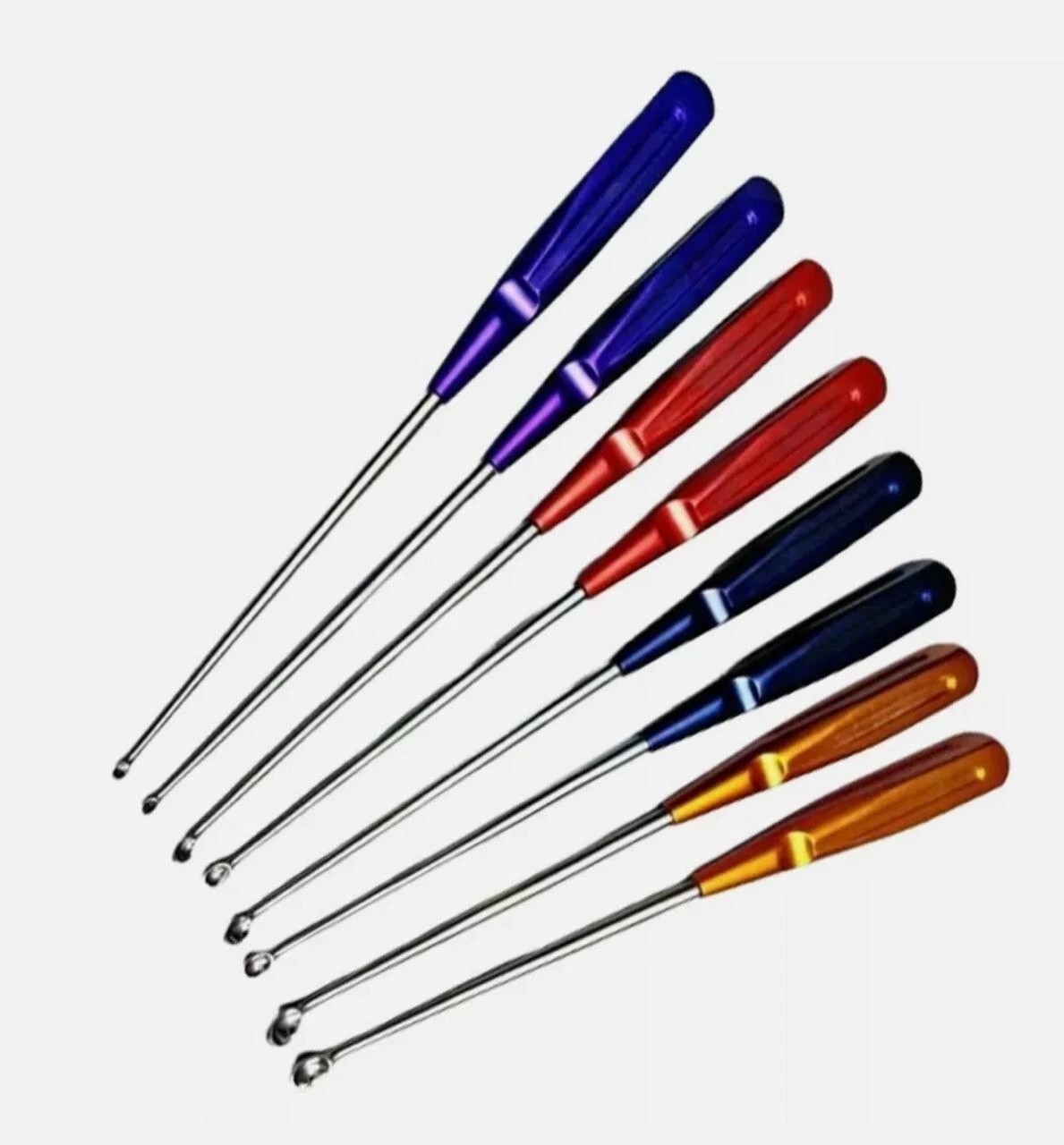 Bone Cervical Curettes Spine Orthopedics Spine Instruments 8 Pcs