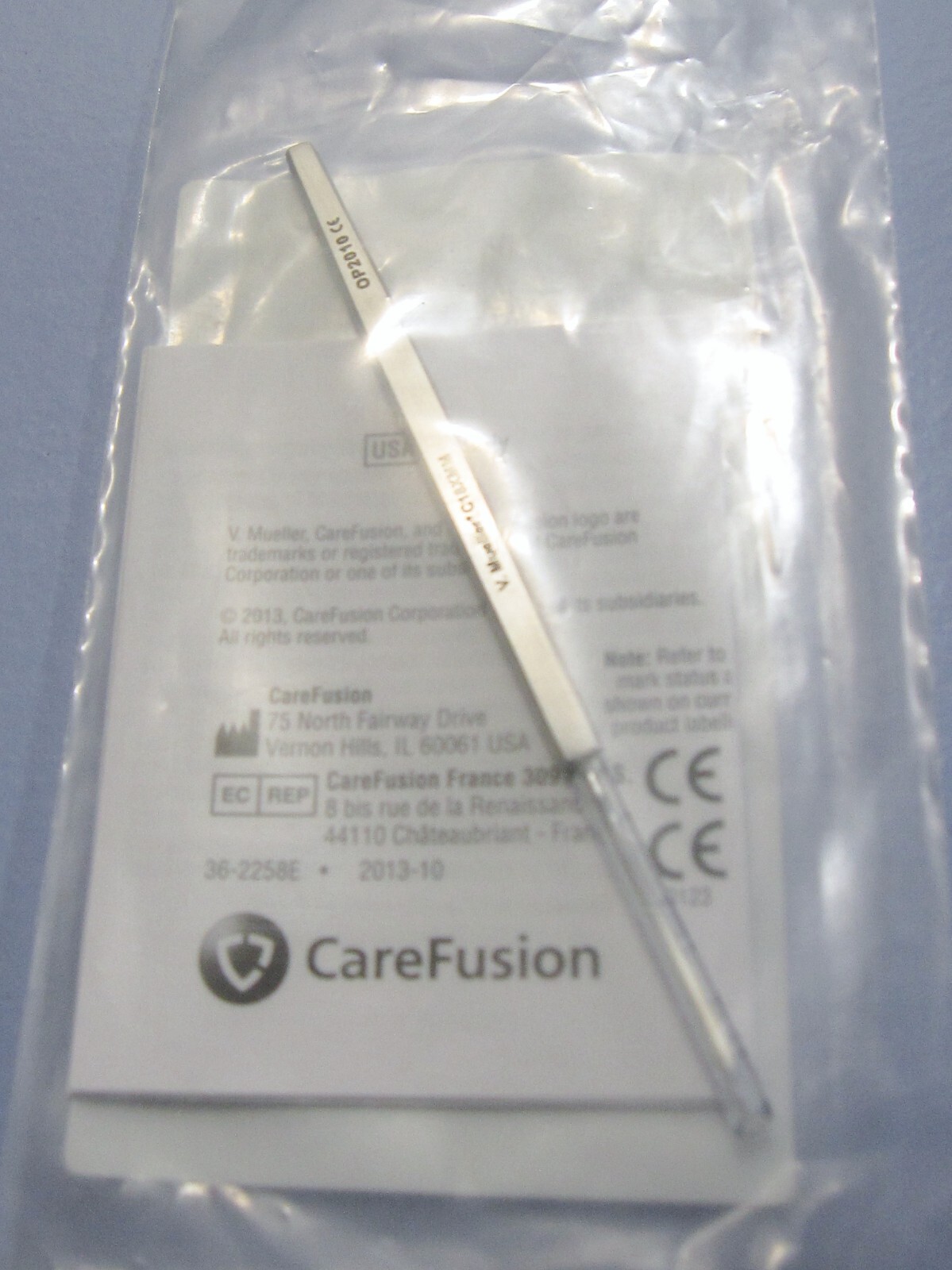 V MUELLER REF OP2010 WHEELER CYCLODIALYSIS SPATULA BLADE, 35 X 2MM, 5-1/8″ ~ NEW
