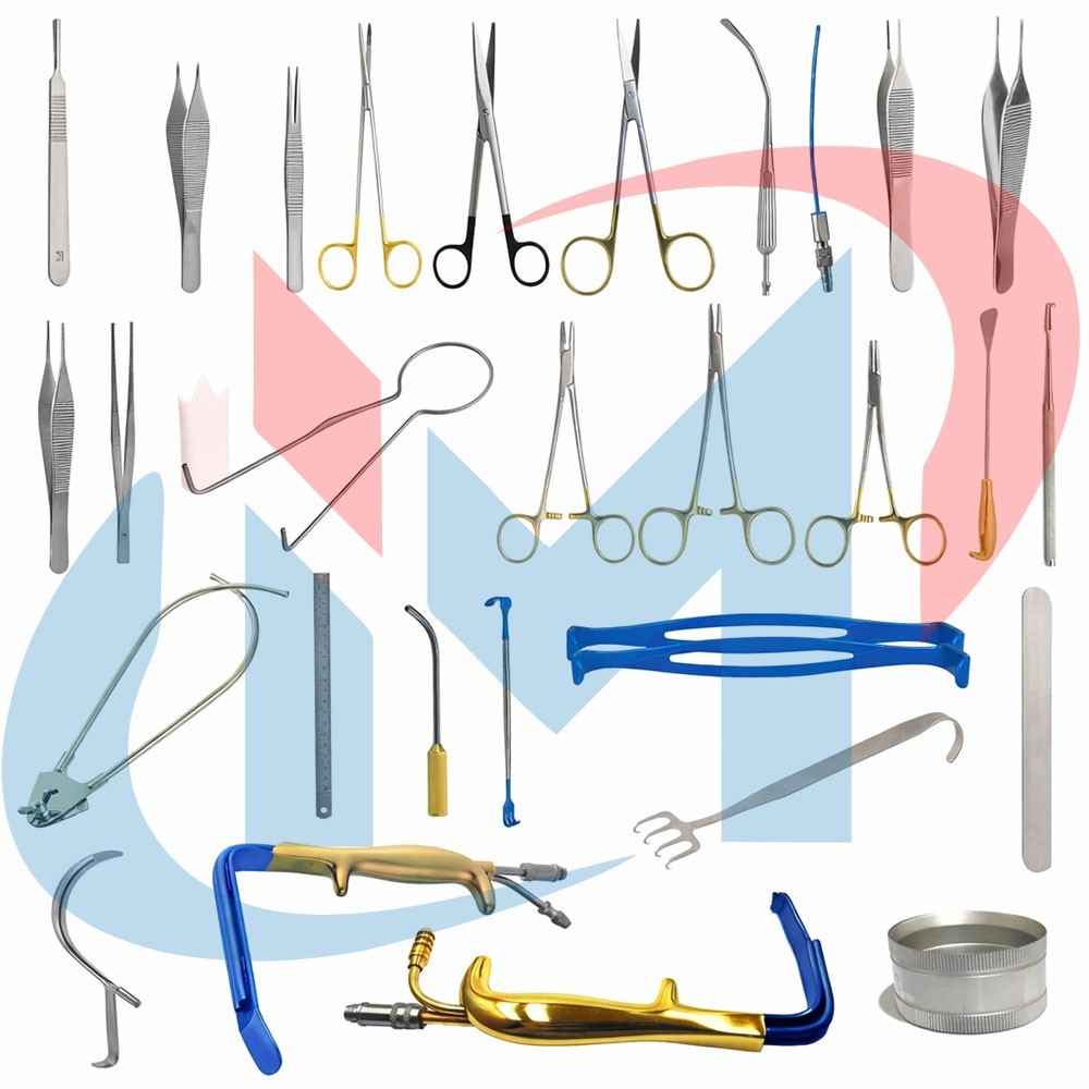 Breast Augmentation Set Of 38 Pcs , Plastic Surgery, Surgical Instruments Set