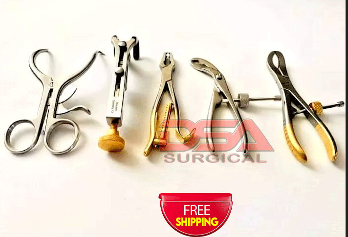 5 Pcs Set Of 3.5mm Orthopedic Stainless Steel Instruments High Quality