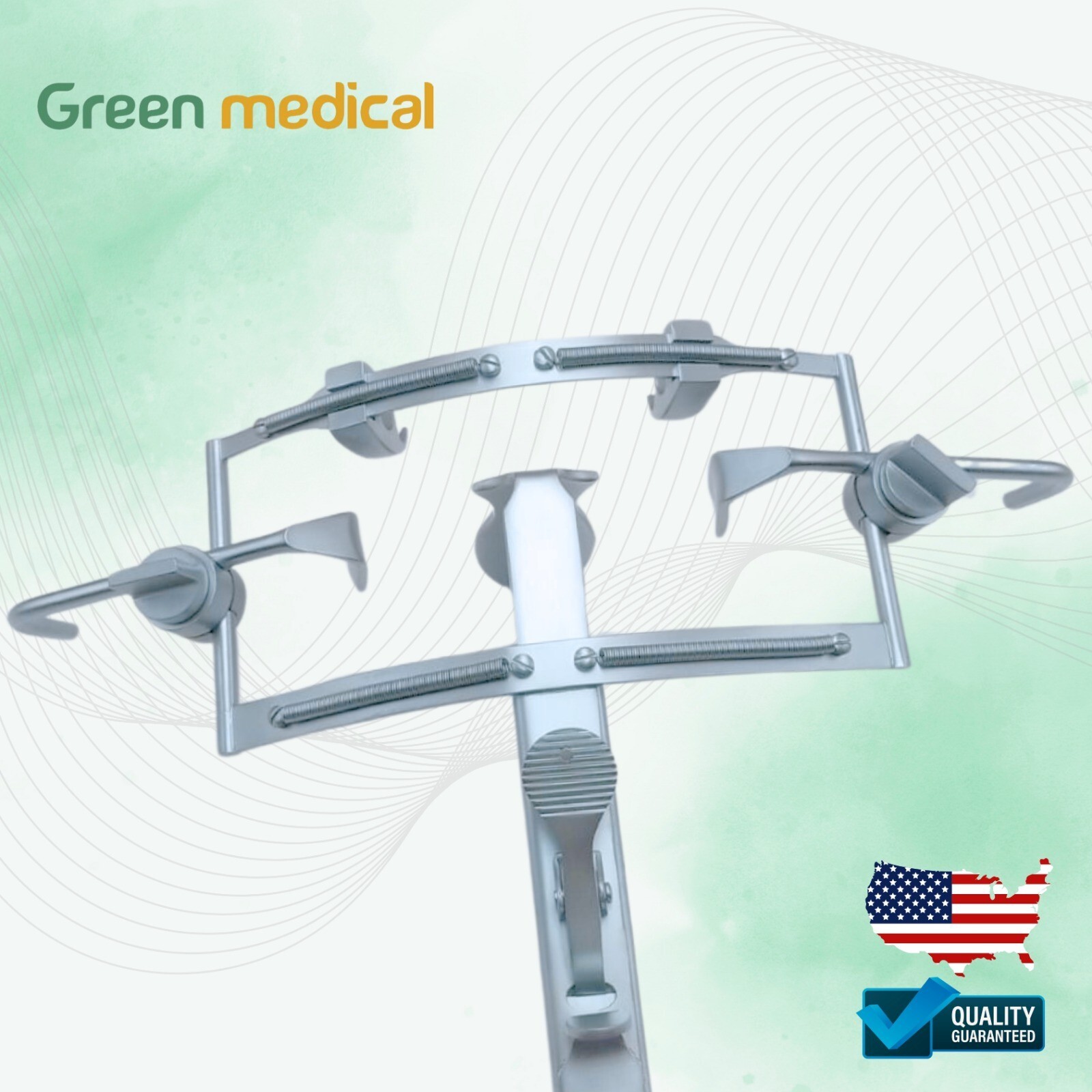DINGMAN Mouth Gag with Blades Surgical Dental Instruments Stainless German Grade