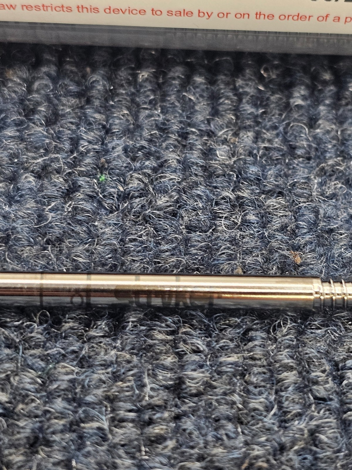 (QTY 2) Stryker 144140: 4.0mm x 140mm Bone Pins, 144000-07, HC597618-AF