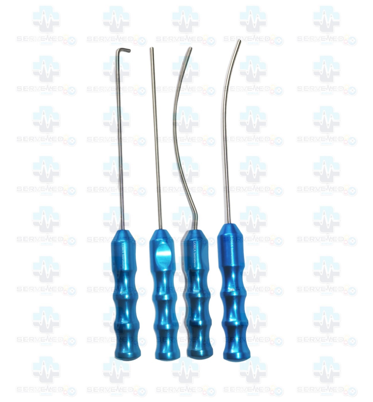 Viterbo’s Surgical Dissector Set 4pcs Facelift Gliding Brow Lift Plastic Surgery