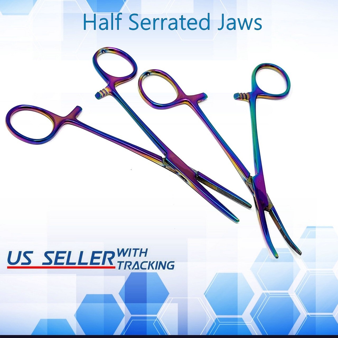 O.R PREMIUM GRADE KELLY HEMOSTAT FORCEPS 5.5” STR+ CRV SURGICAL INSTRUMENTS