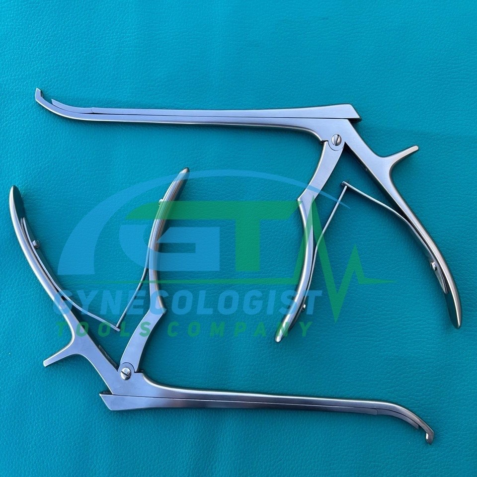 Bayonet Kerrison Rongeurs 11″ 45° Curved Up Surgical Orthopedic Instruments