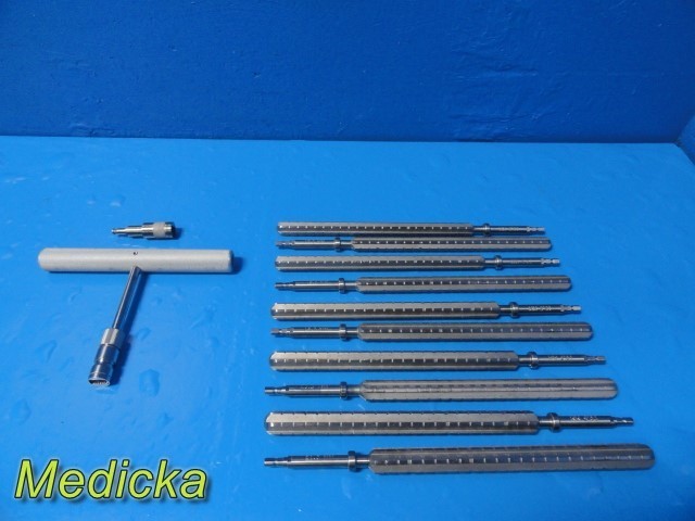 HOWMEDICA Osteonics Cylindrical Reamer Instrument Set (16.5 mm – 21.0 mm)~ 37873
