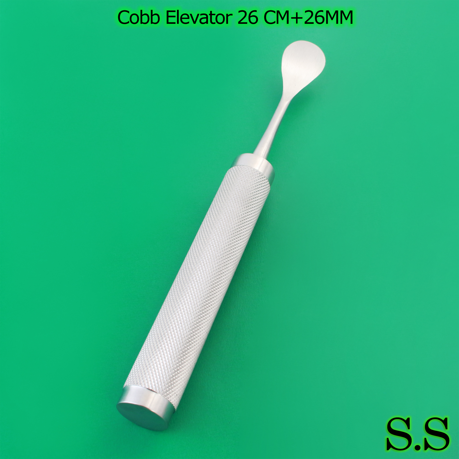 Cobb Elevator Round Handle 26cm,26mm Orthopedic Surgical Veterinary Instr OP-296