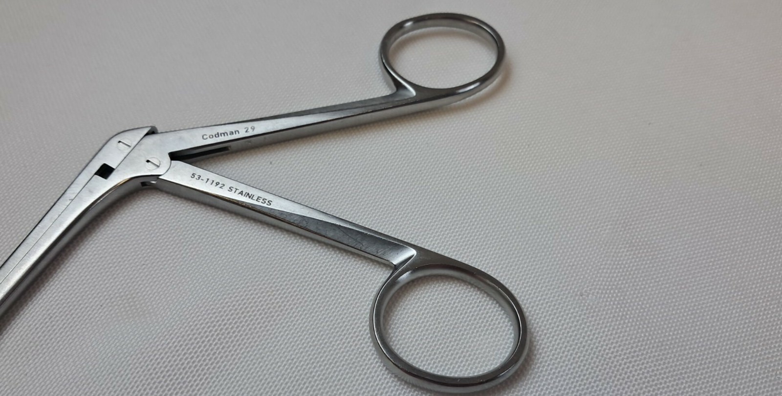 Codman 53-1192 Schlesinger Intervertebral Disc Rongeur Serrated Straight