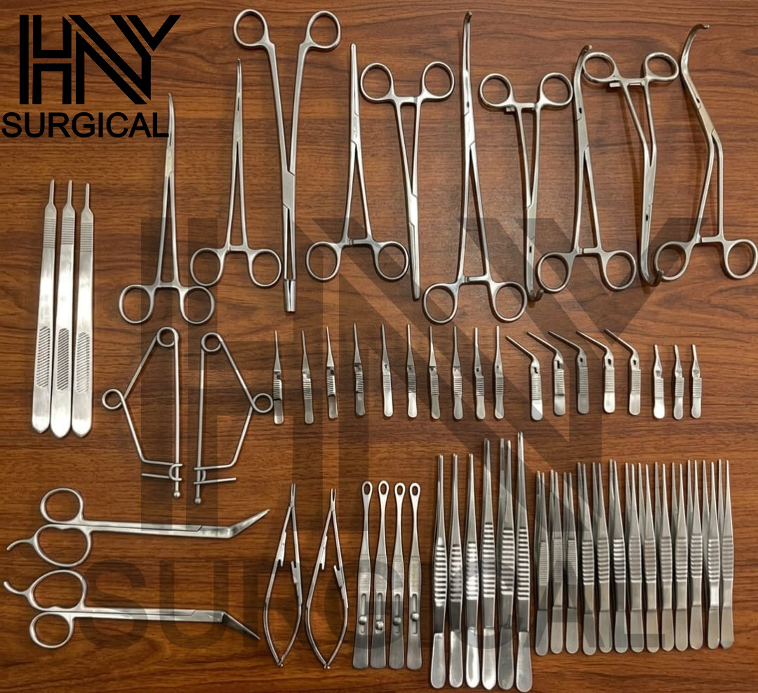 Major Vascular Surgery Set 61 PCs Specialty Surgical Instruments