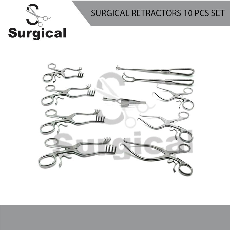 Weitlaner Gelpi Retractors Set 10 Pcs Surgical Veterinary Instruments
