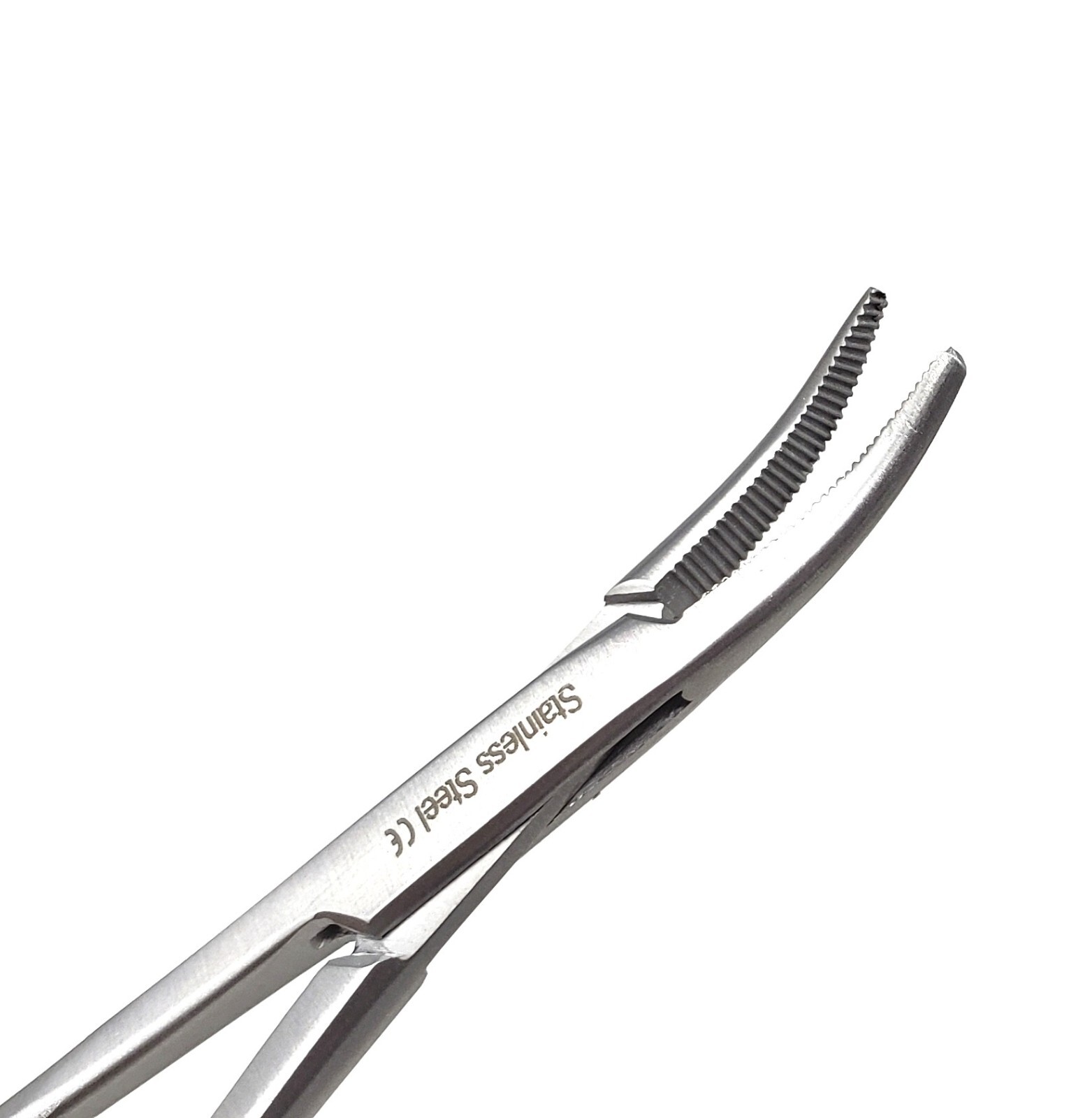 1 PC PREMIUM Hemostat Locking Forceps 5″ Curved Surgical Pliers Fully Serrated