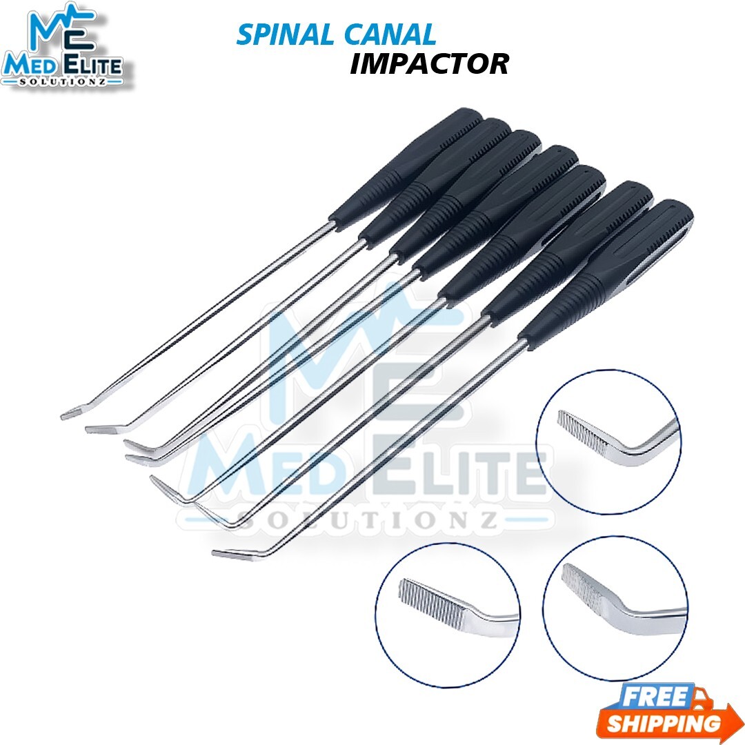 Spinal canal impactor for orthopedic surgical instruments Stainless steel