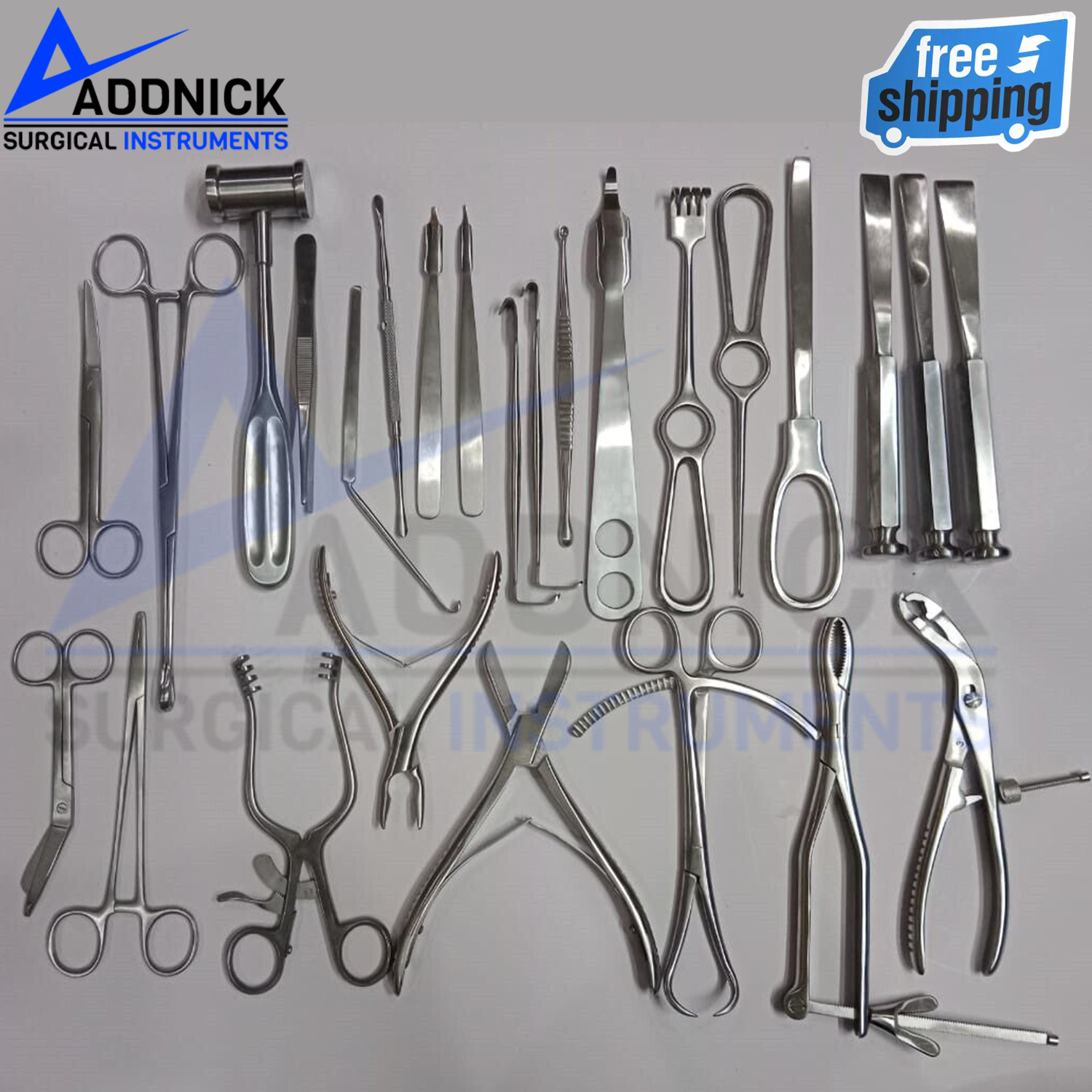 Basic Orthopedic Surgery Instruments Set of 25 Pieces Surgical instruments