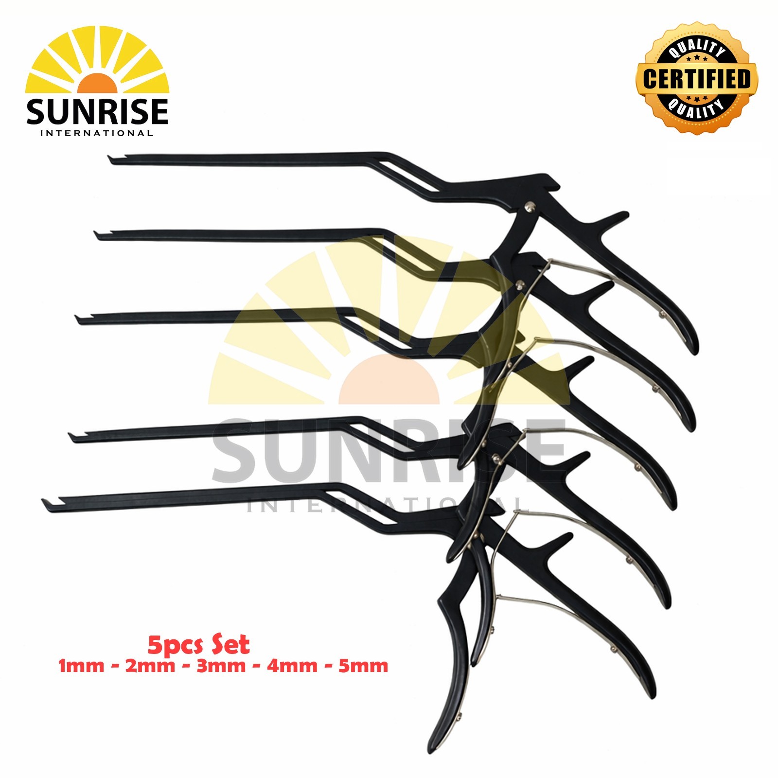 Kerrison Bayonet Bone Spine Rongeur German Orthopedic Instruments Set of 6 PCs