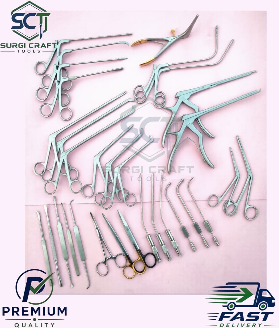 Endoscopic Fess Sinus Nasal Surgery Set ENT Instrument Set