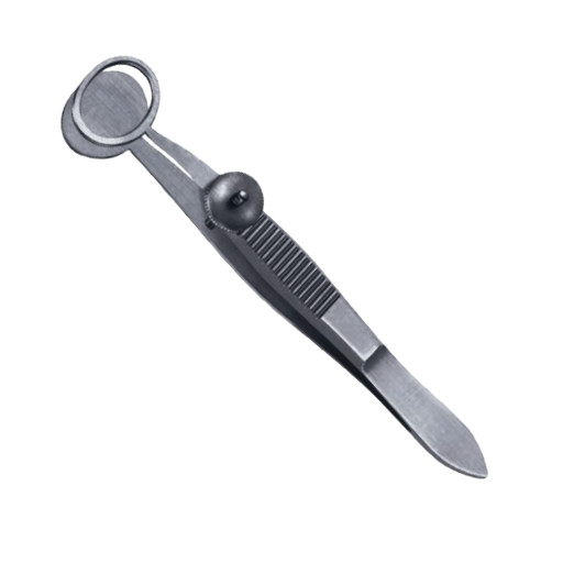 Francis Chalazion Forceps, 3.75″, Oval, Inside Ring Diameter 12x14mm, Premium