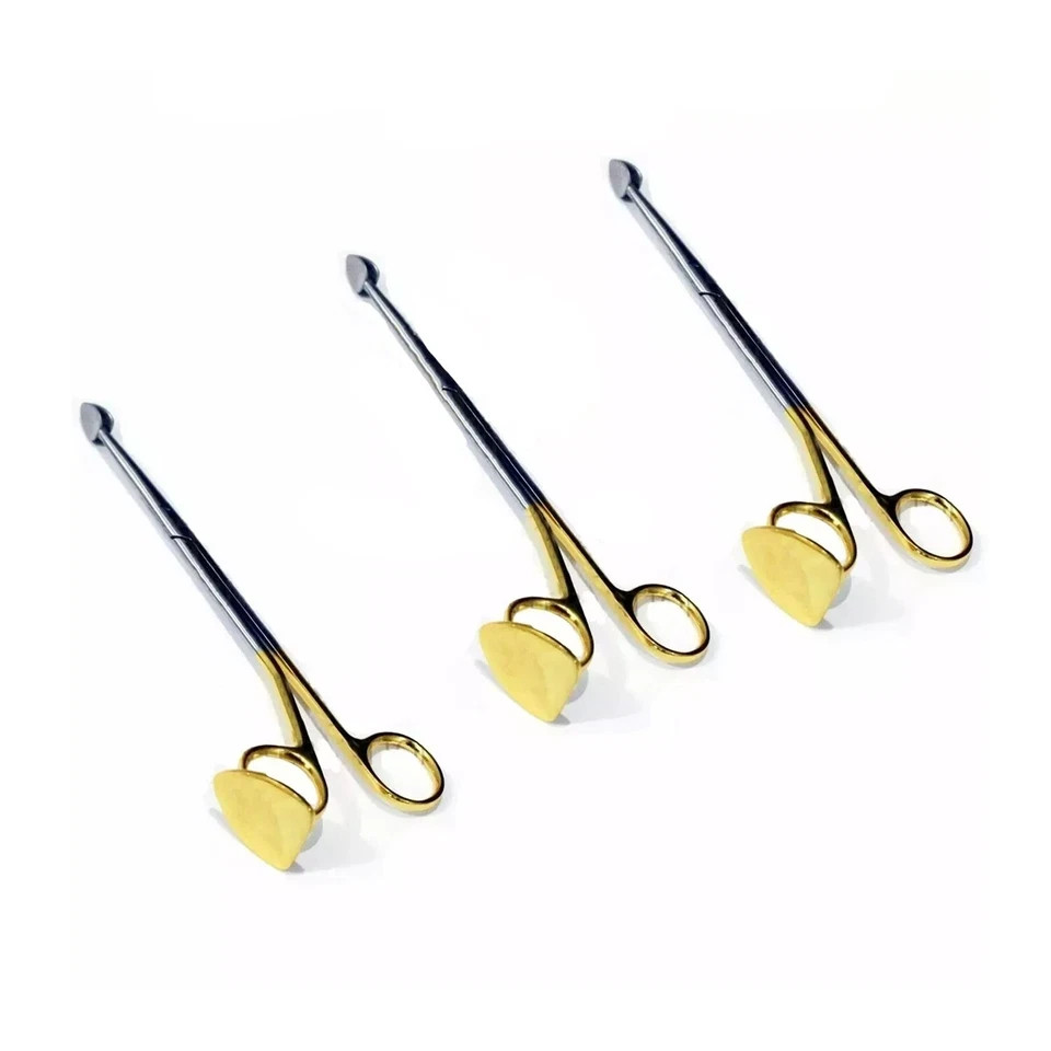 Trepsat Facial Flap dissector scissors set of 3pcs,10mm,15mm,20mm total length