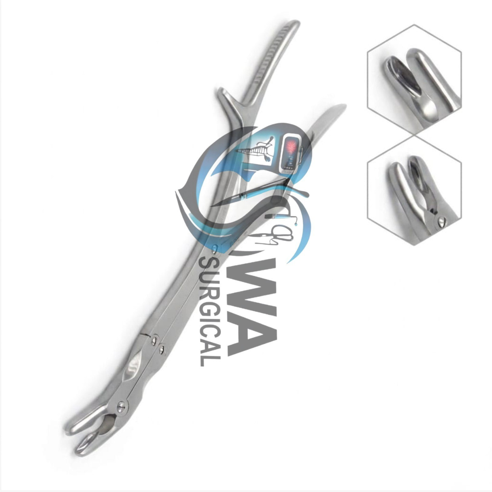 Sypert Rongeur 8mm, Bite Angled Double Action Veterinary Orthopedic Instruments,