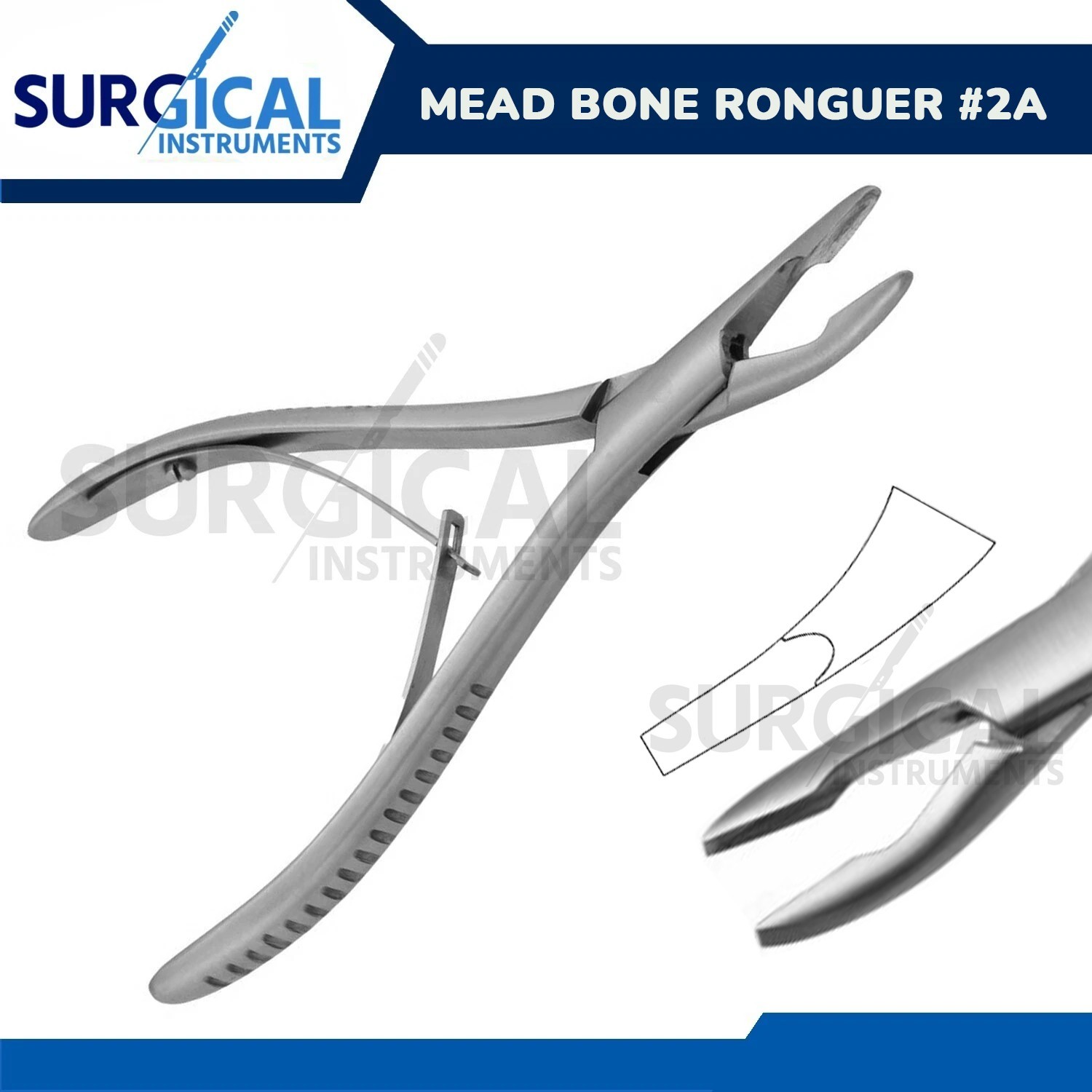 Mead Bone Rongeur Orthopedic Surgical Dental German Grade