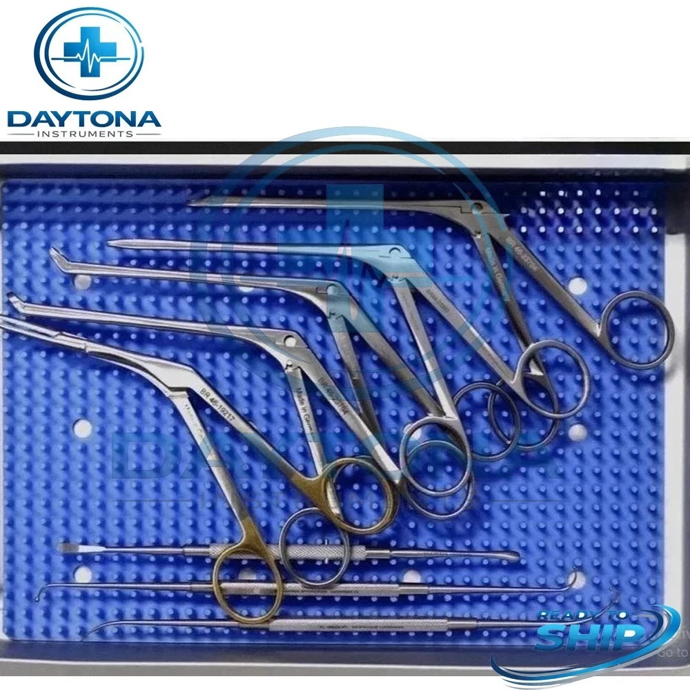 10 Pcs Minor Fess instruments set Endoscopic Sinus surgery ENT Surgical Set