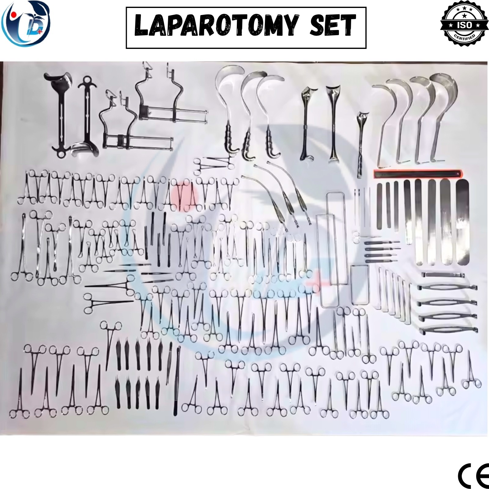 197 Pcs Laparotomy Abdominal Surgery Set Medical Surgical Instruments German Gr