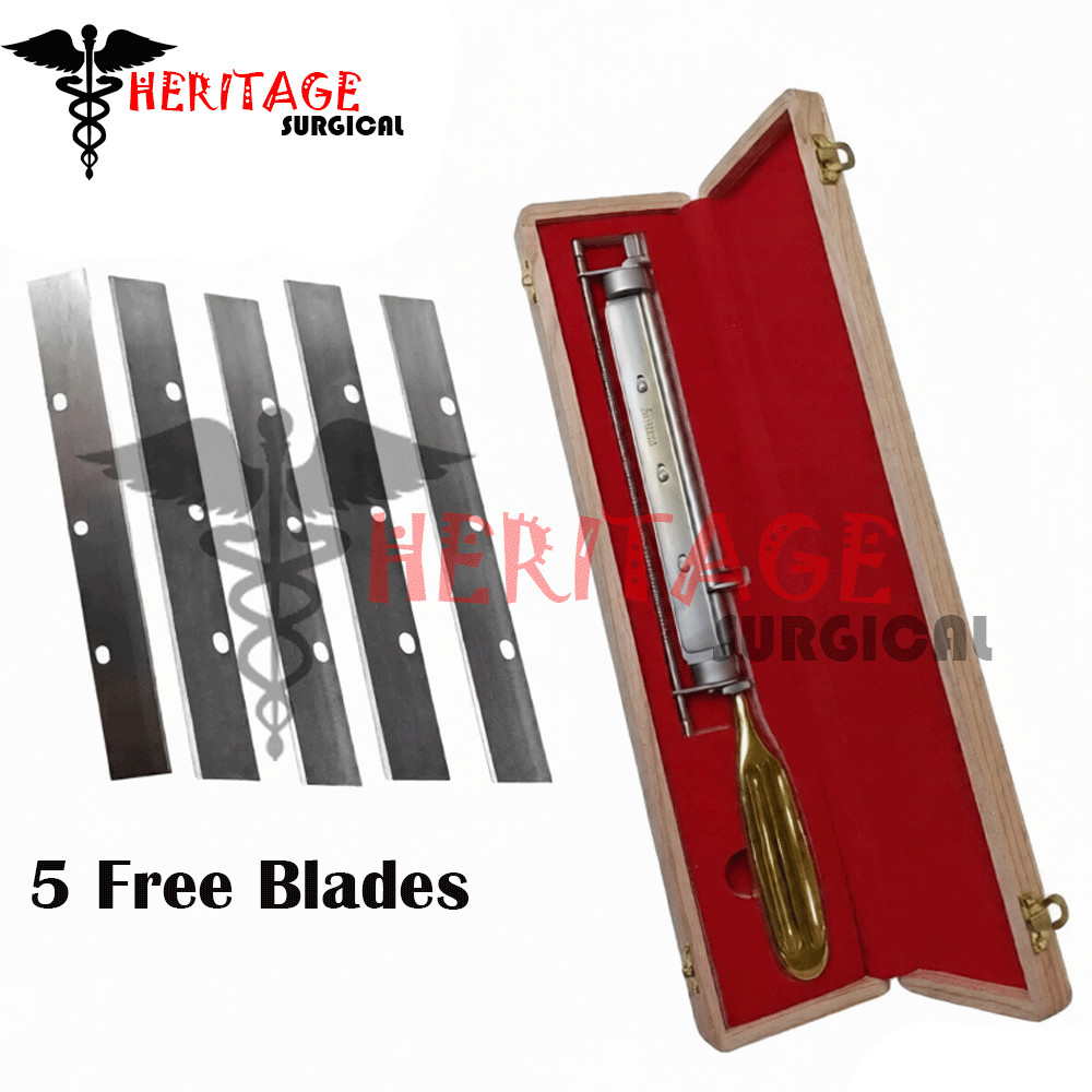 New German Watson Skin Graft Knife Handle Dermatone Instrument with Free 5 Blade