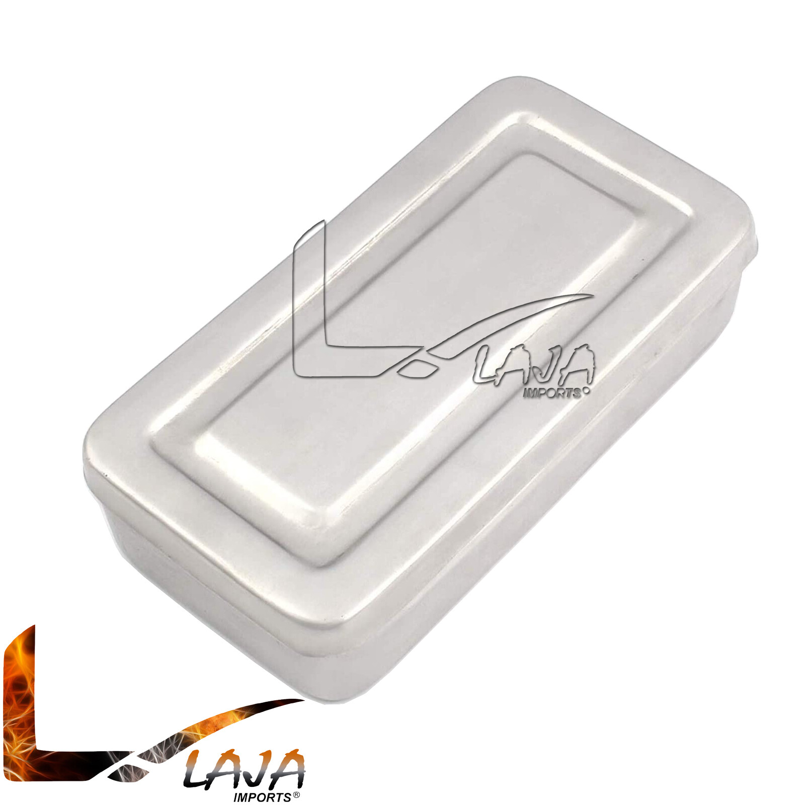 Stainless Steel Surgical Tray Dental Dish Lab Instrument Tool with Lid 7″x3″x1.5