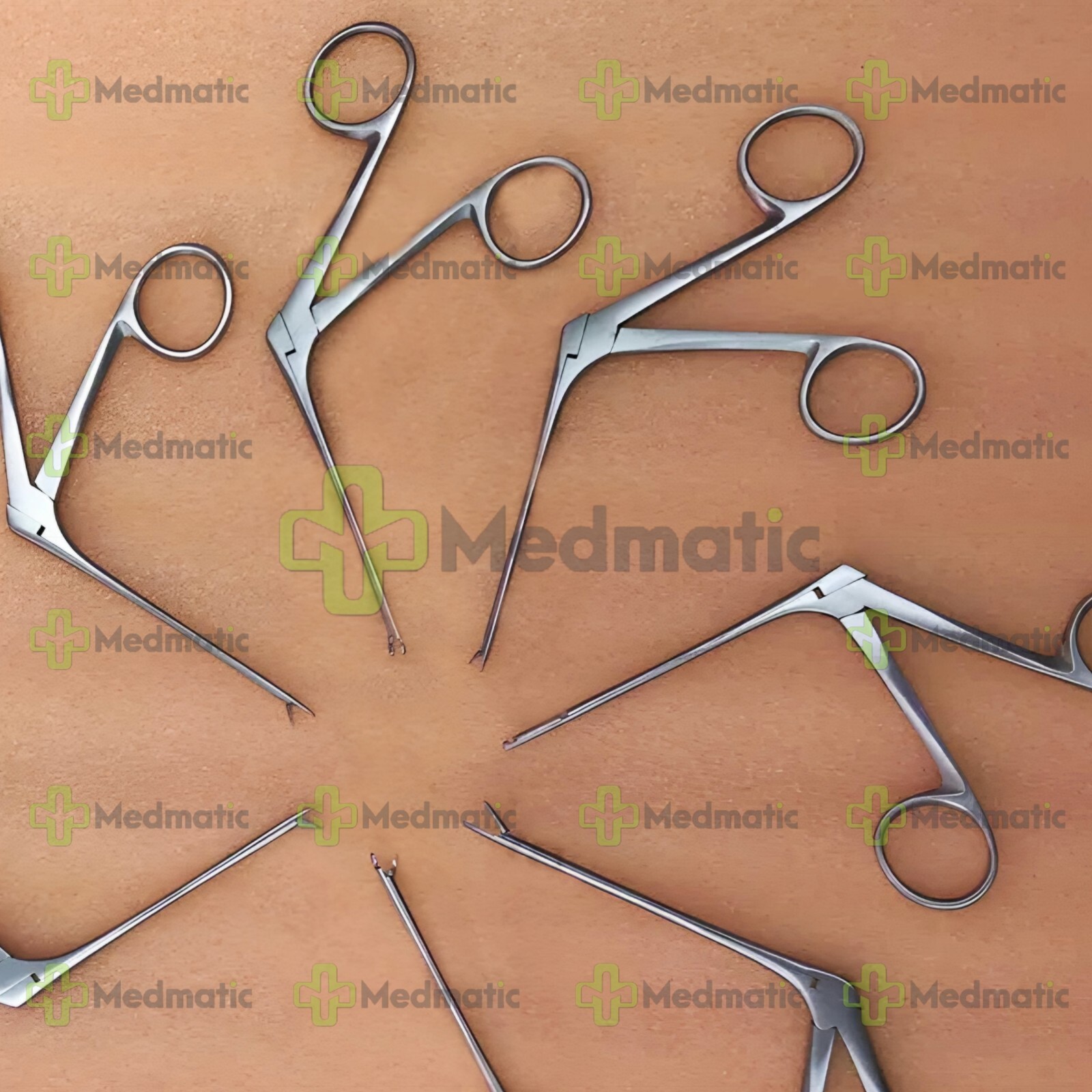 Micro Ear Forceps Ent Instruments 7 PCs Set Micro Surgical Surgery Set