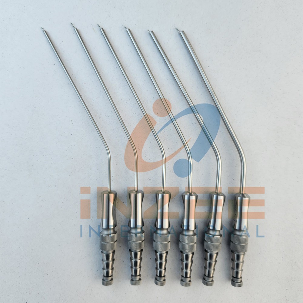 Frazier Suction Tubes 6 Pieces Neuro Medical Surgical Ear ENT Instruments