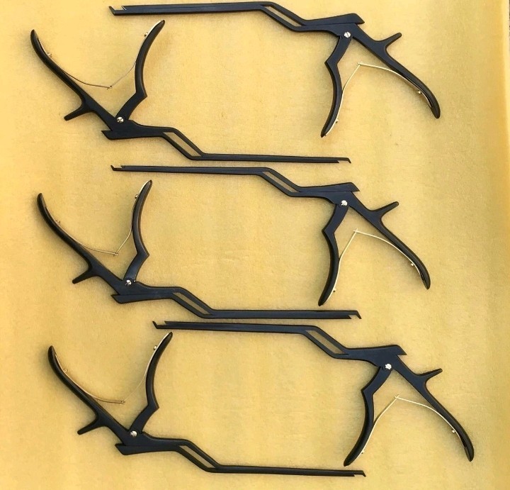 Kerrison Bayonet Bone Spine Rongeur. German Orthopedic Instruments Set of 6 PCs