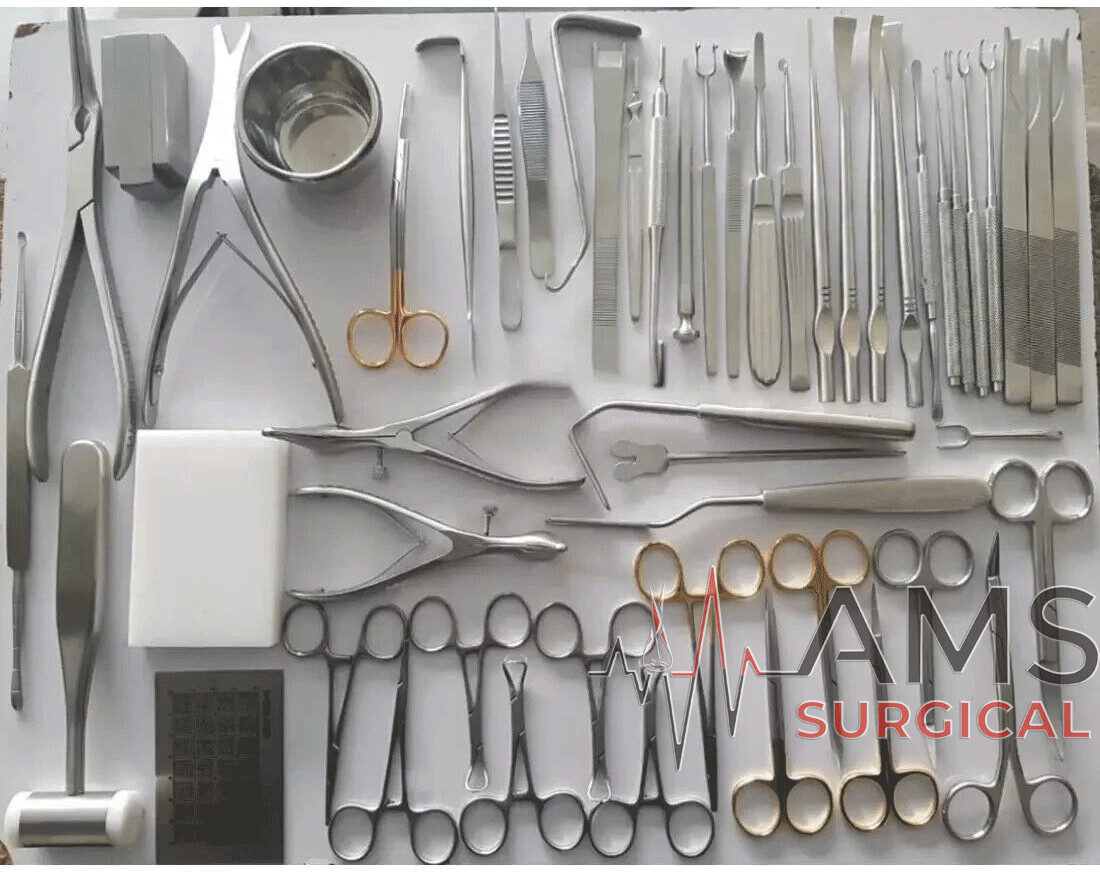 Rhinoplasty set of 53 Pcs, Nose Surgery Plastic surgery instruments