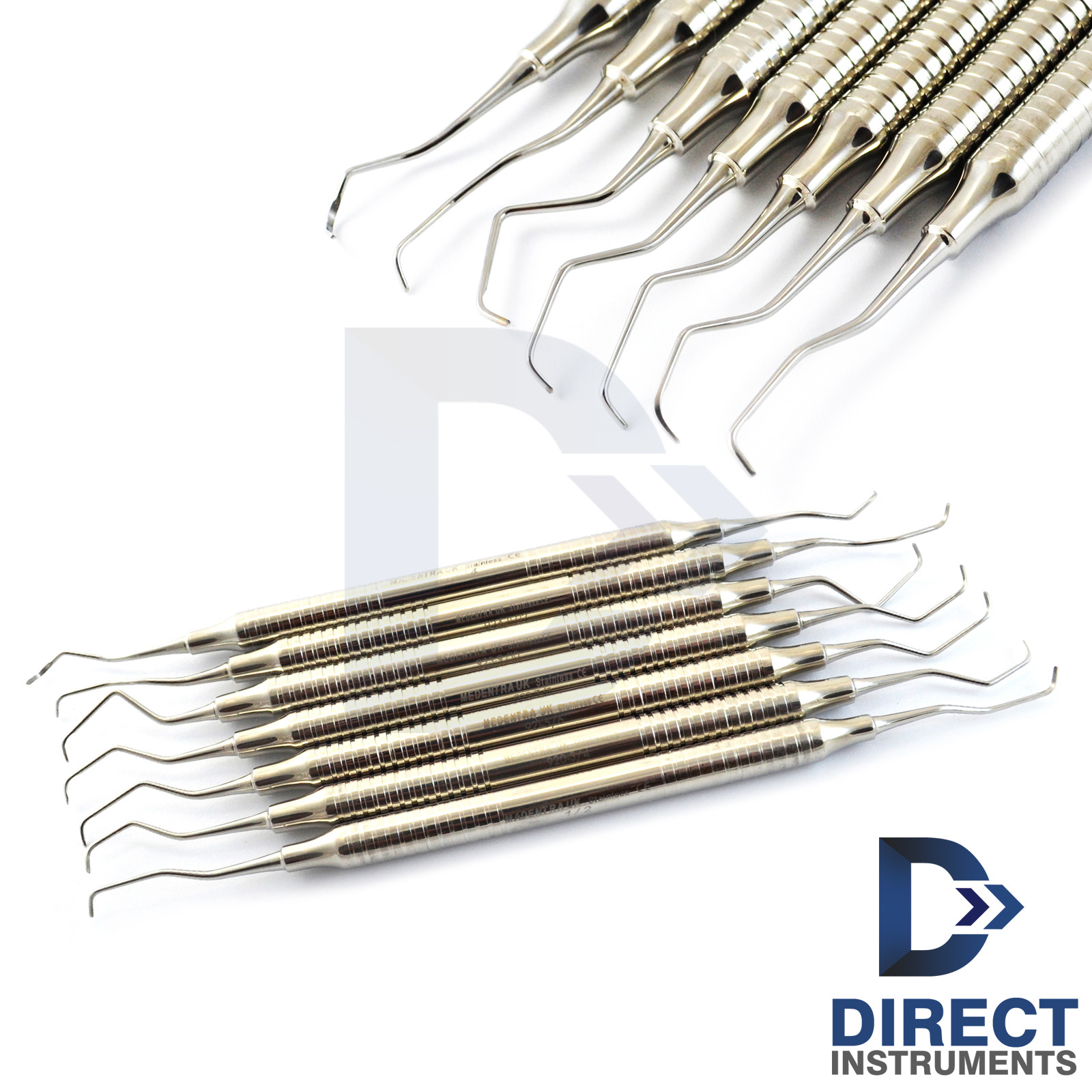Periodontal Surgery Instruments Set Implant Surgical Lucas Bone Curettes Gracey