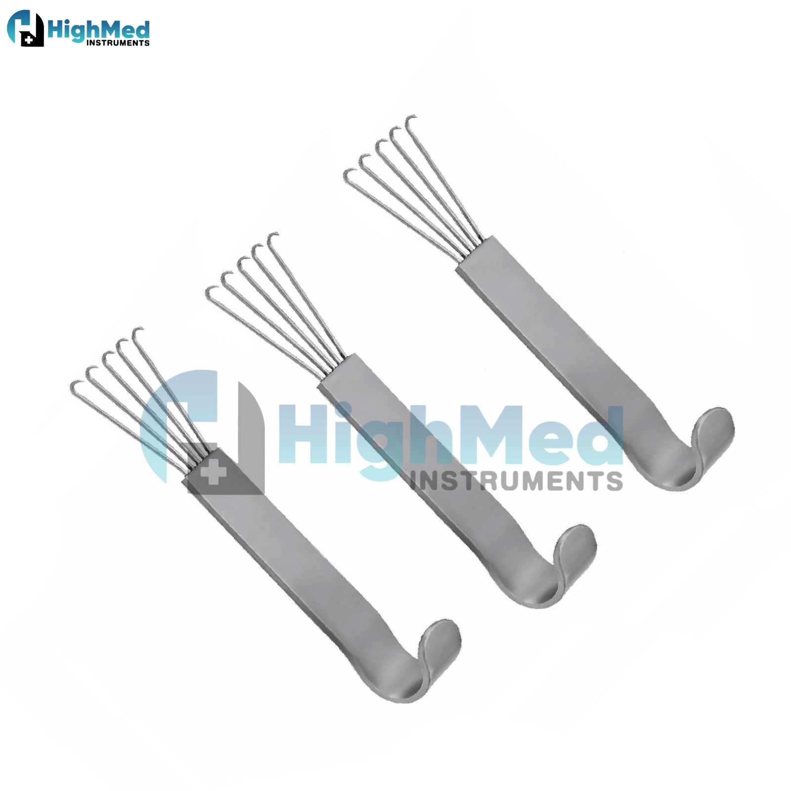 Anderson Bear Claw Retractor Set of 3 PCs Instruments 12cm Best Quality Set