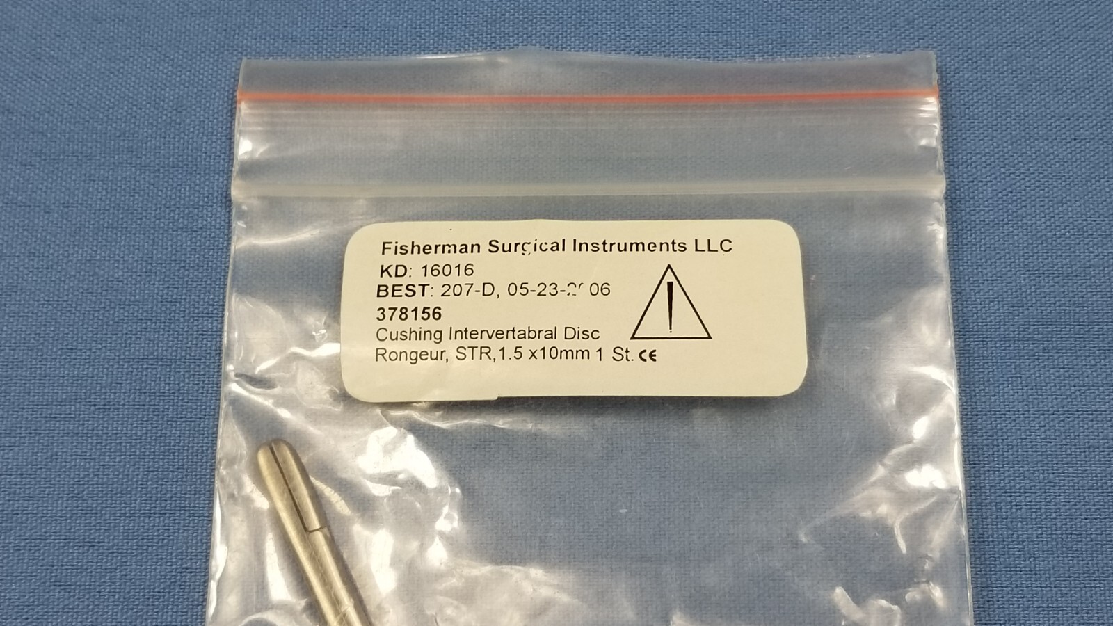 German Stainless Steel Cushing Intervertebral Disc Rongeur 378156