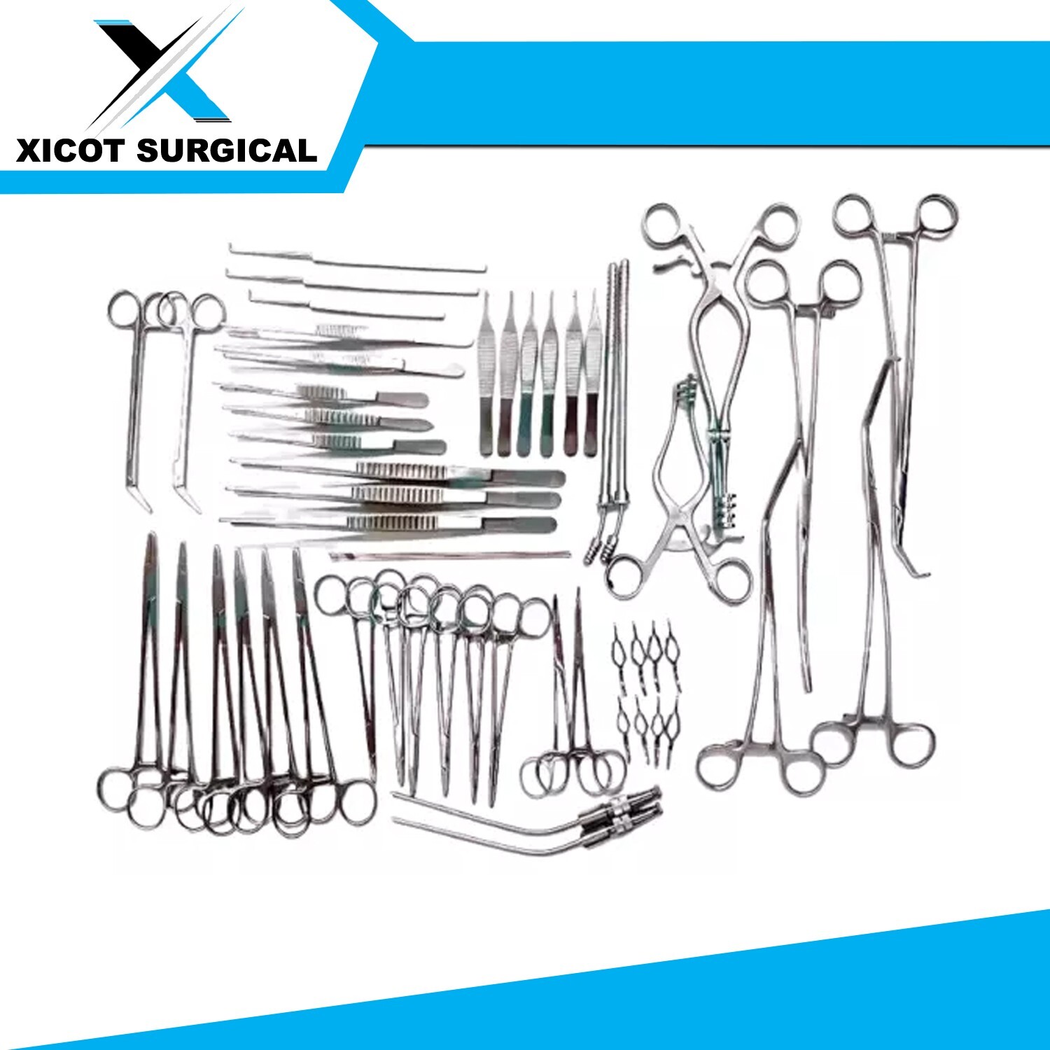 Vascular Surgery 52 Pcs Set Surgical Medical Surgical