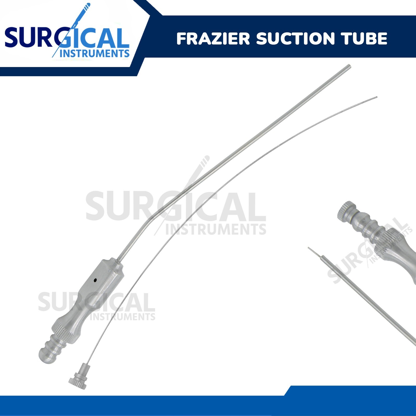 Frazier Suction Surgical Tube No. 6 Aspirator Surgical Instruments German Grade