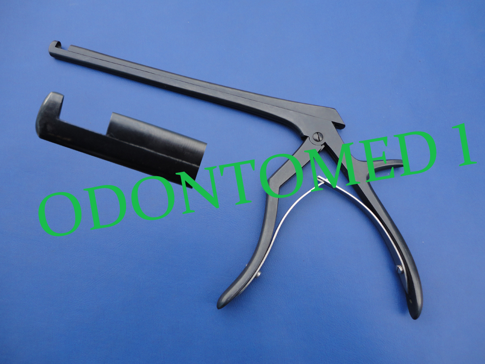 5mm Kerrison Rongeurs 7″ Upward With Black Coating & Silver Ratchets Orthopedic