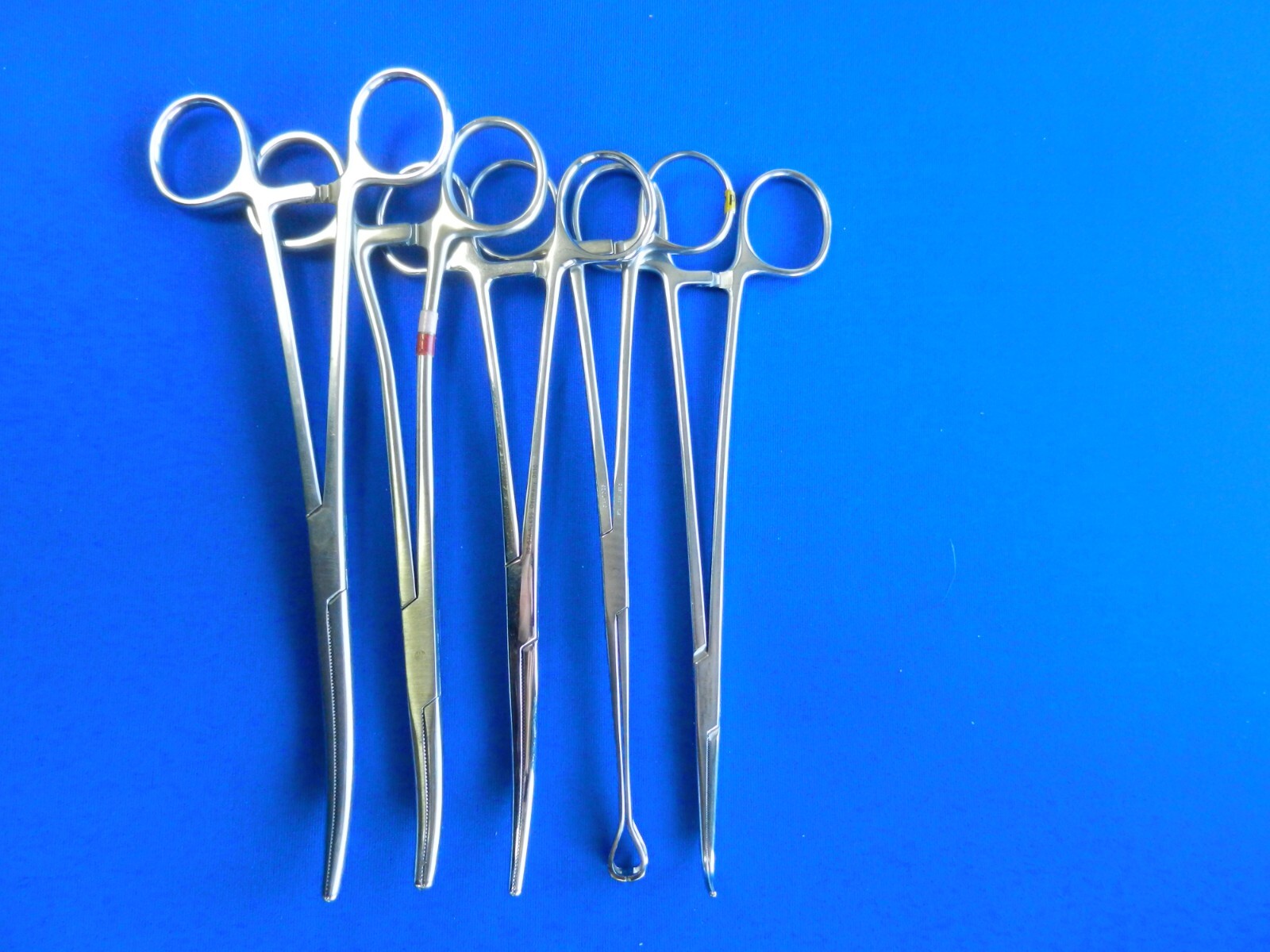 E697 Aesculap V. Mueller Codman Lot of 10 Forceps 19.5-22cm Overall Length