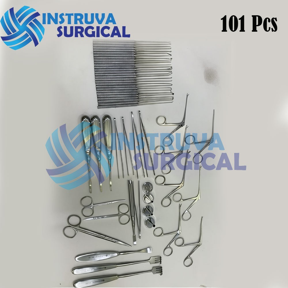 Tympanoplasty Instruments Set Micro Ear Surgery ENT Instruments 101 PCs
