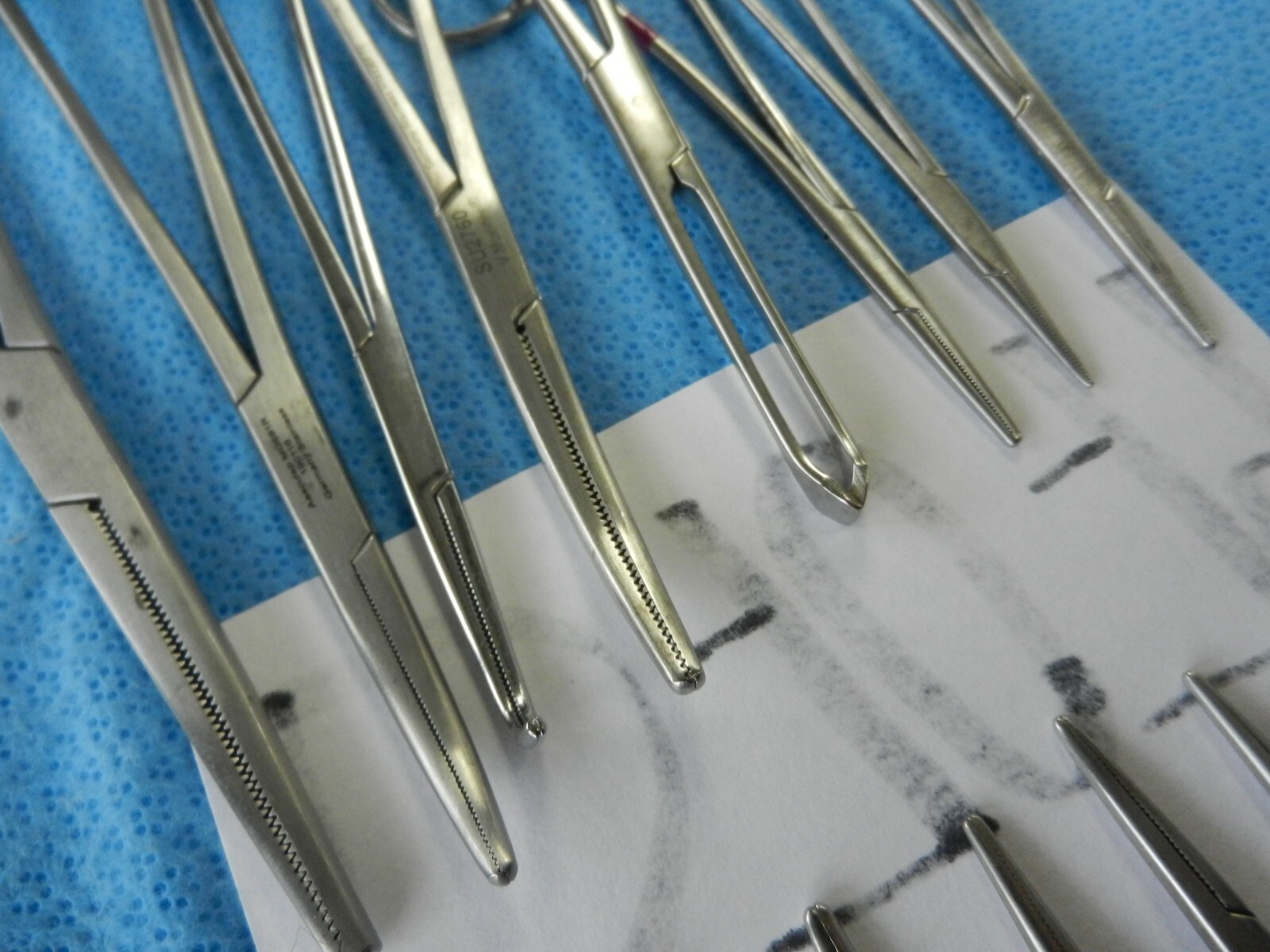 D7079 Pilling Weck Jarit Aesculap Surgical Forceps Lot of 15 10-20cm
