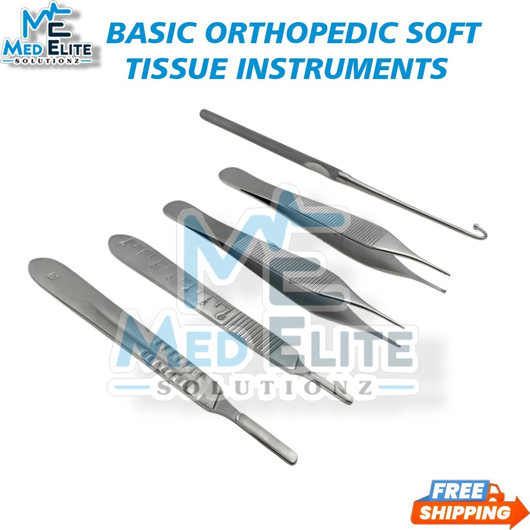Basic Orthopedic Soft Tissue Surgery Set Stainless Steel Surgical Instrument Set