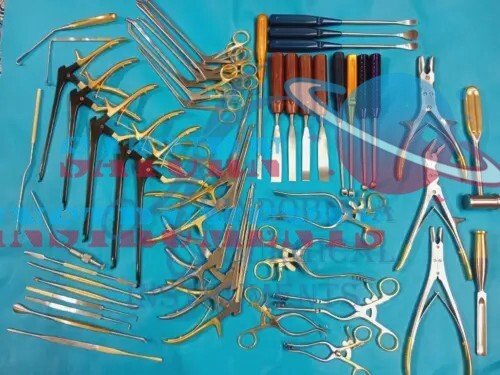 Laminectomy Complete Instruments Full Set 47 Pcs Spine Orthopedic Instruments SI