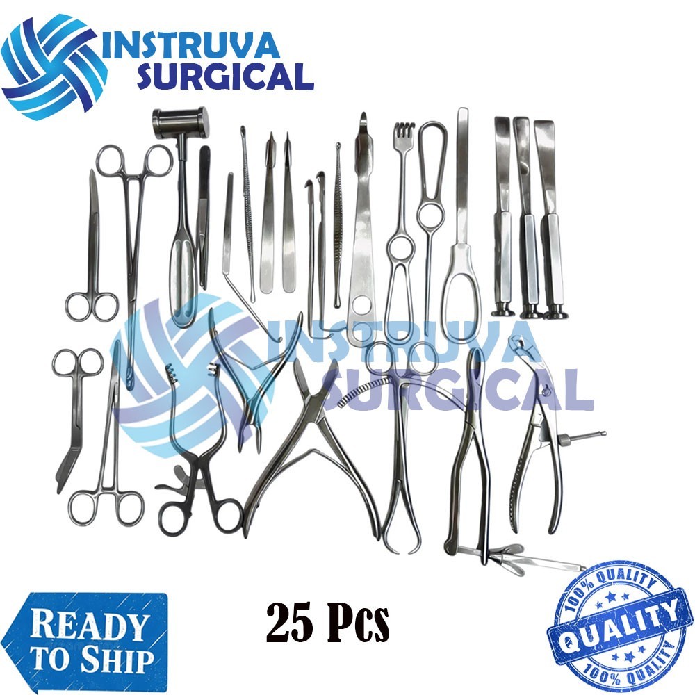 Basic Orthopedic Surgery Kit German Orthopedic Surgical instruments Set of 25 PC