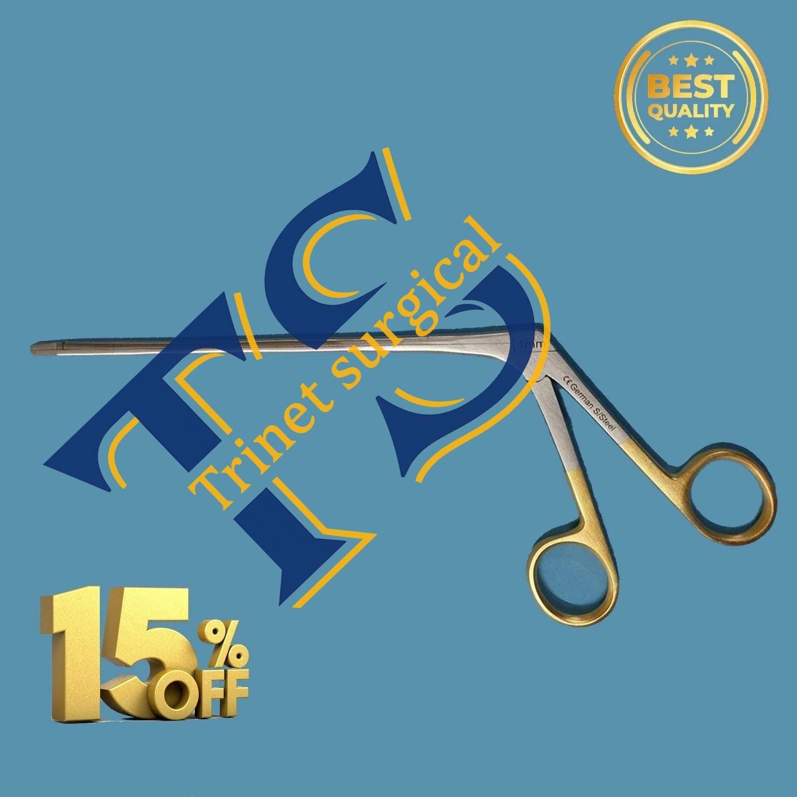 New Disc Forceps Straight 7″ x 1mm Neuro & Ortho Surgical Instrument