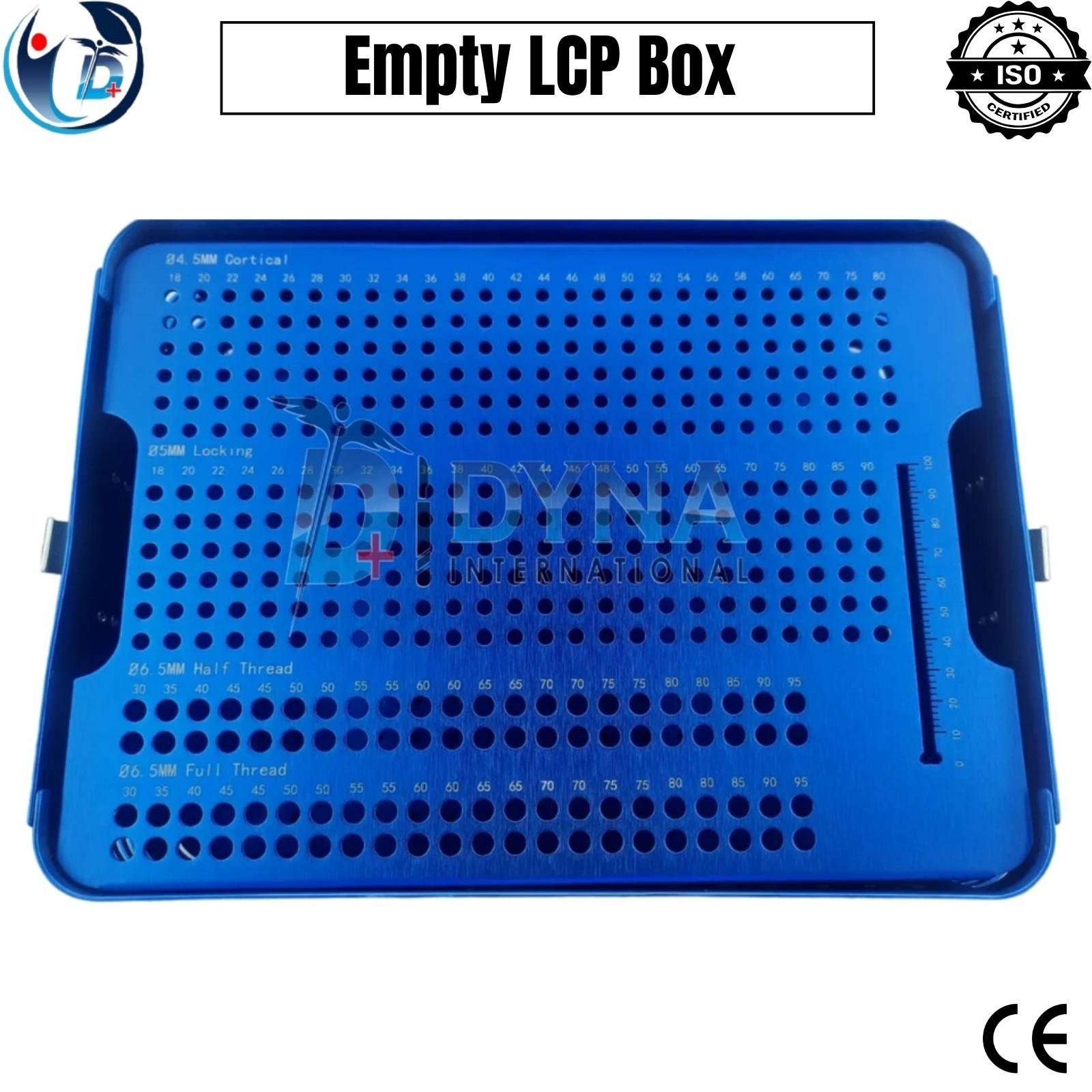 Orthopedic combo of Empty LCP Box For 4.5,5 & 6.5mm screws Premium Quality