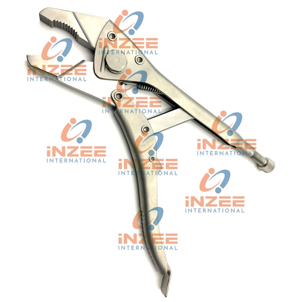 Vise Grip Locking Pliers 8″ Curved Jaws Surgical Orthopedic Instruments By Inzee